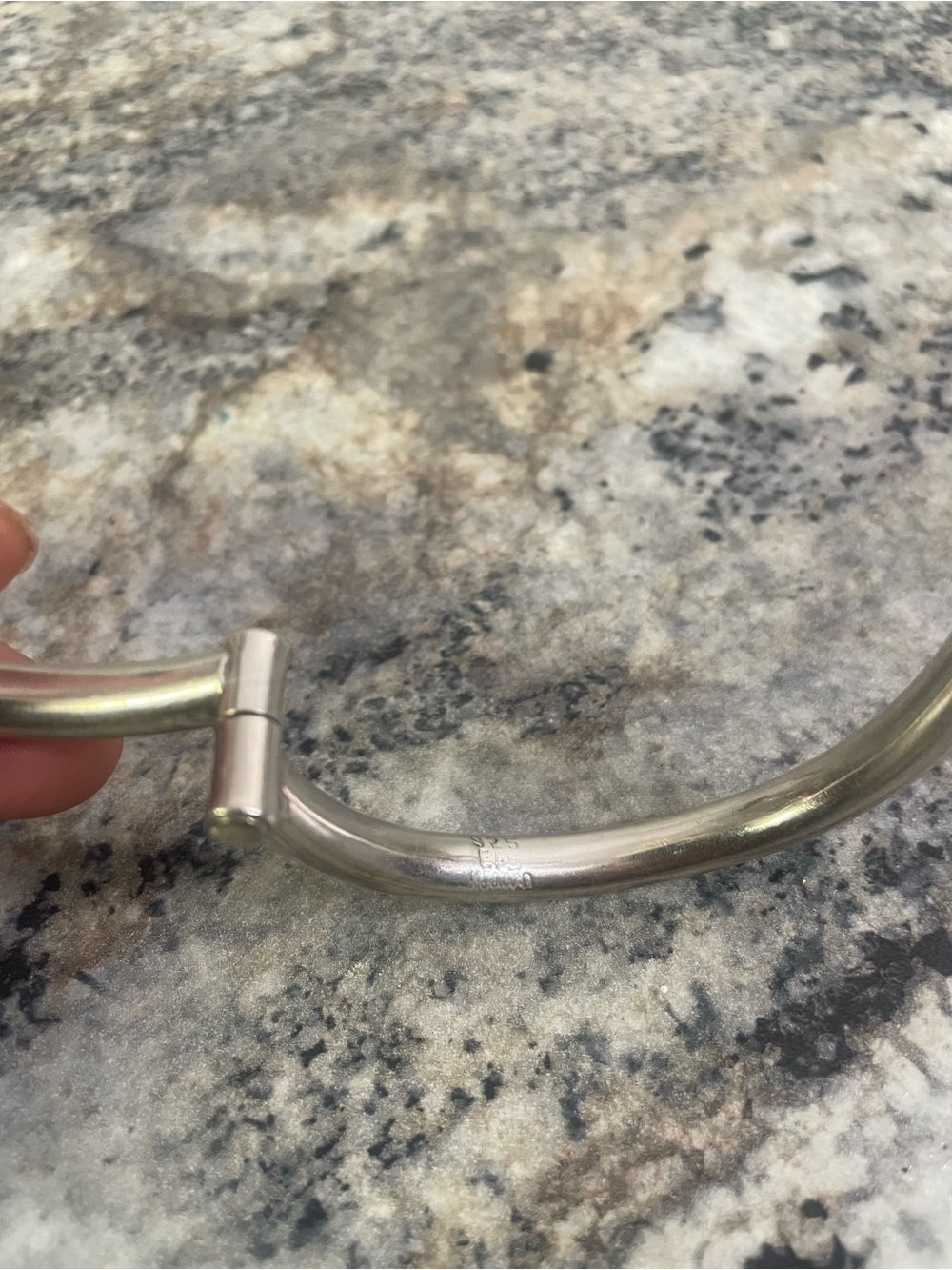 Sterling Silver 925 Hinged Bangle Bracelet Mexico - Picture 6 of 6